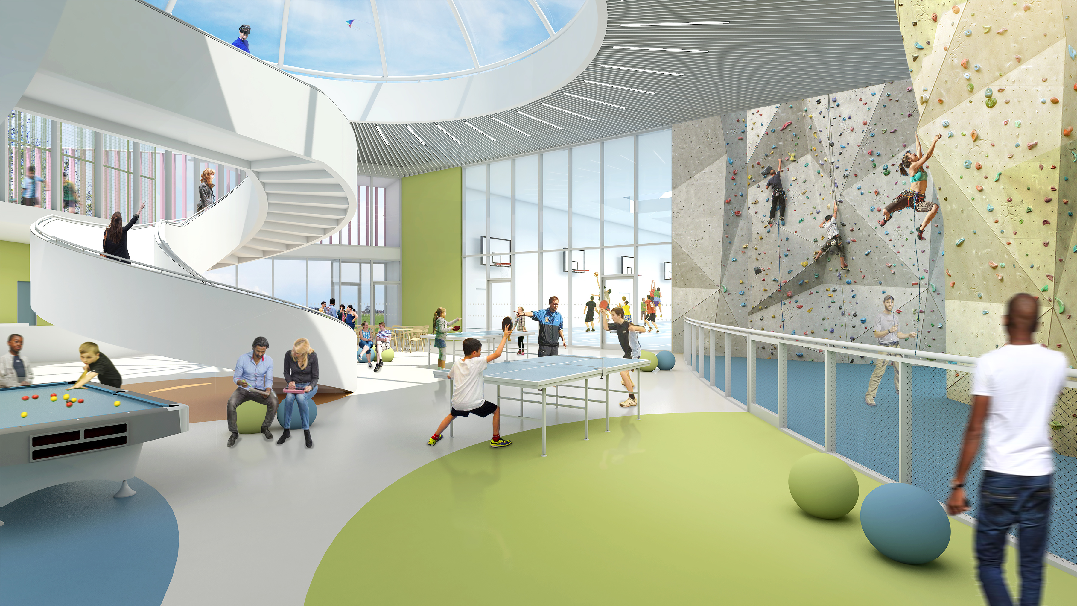 OnSide Youth Zone Hugh Broughton Architects