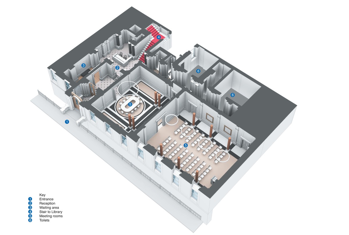 Cutaway view