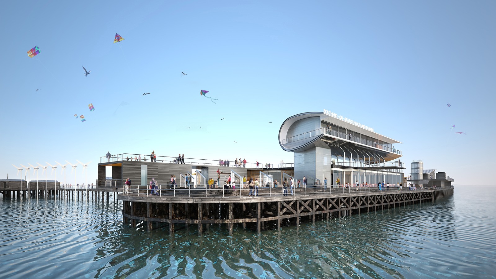 Southend Pier Cultural Centre Hugh Broughton Architects